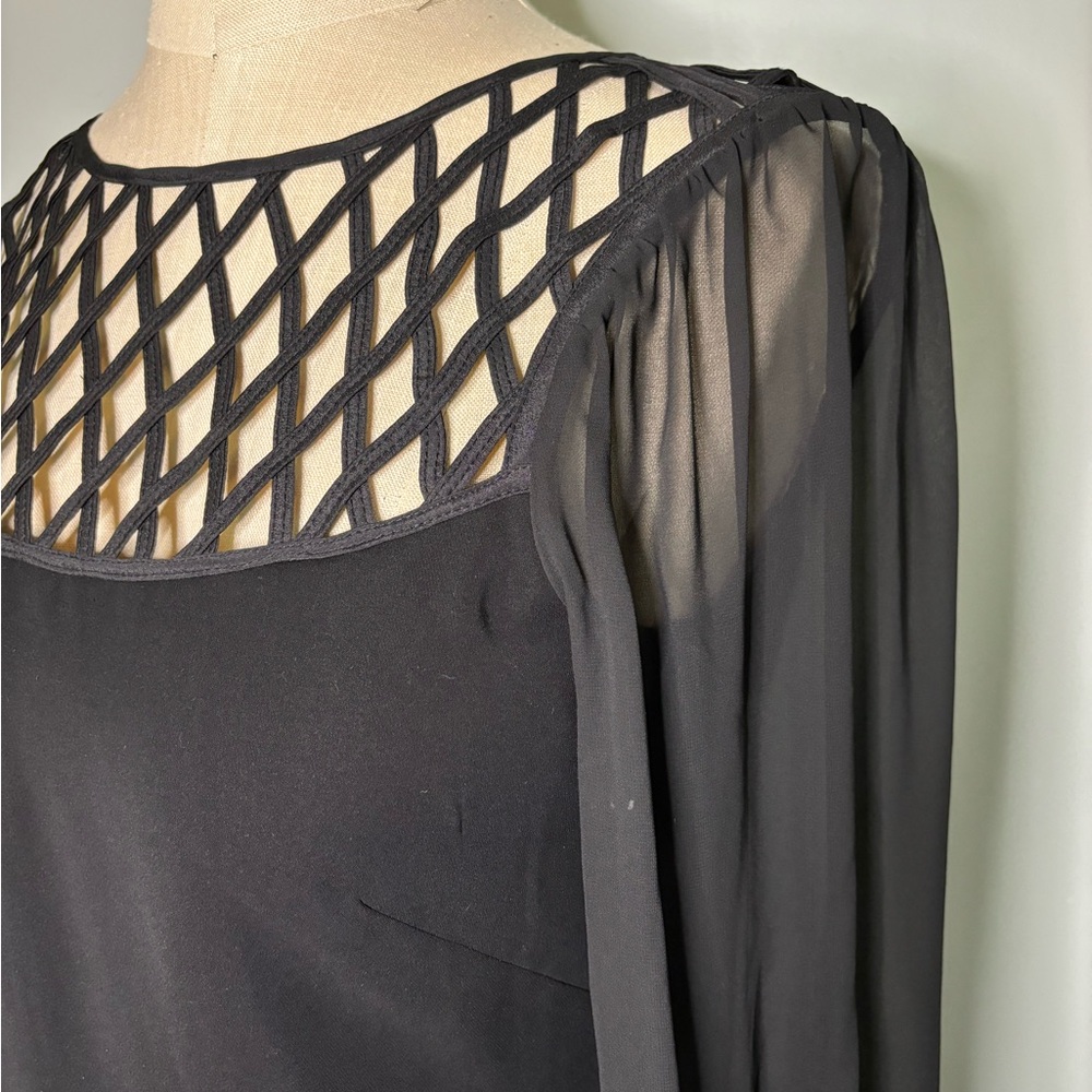 Classic Black Cocktail Dress, Size 6